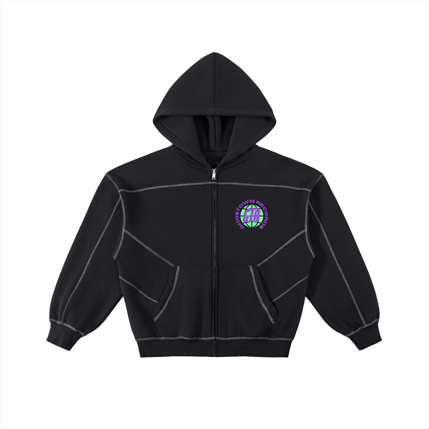 GTR Boxy Fleece Zip Hoodie