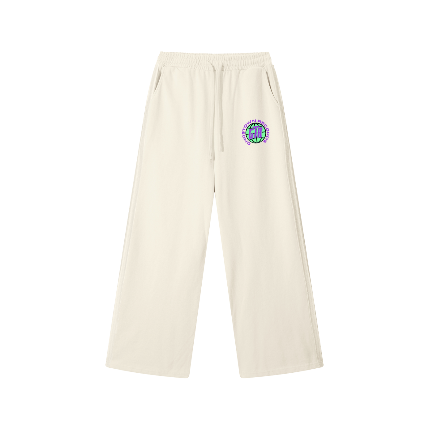 GTR Contrast Tape Straight-Leg Sweatpants