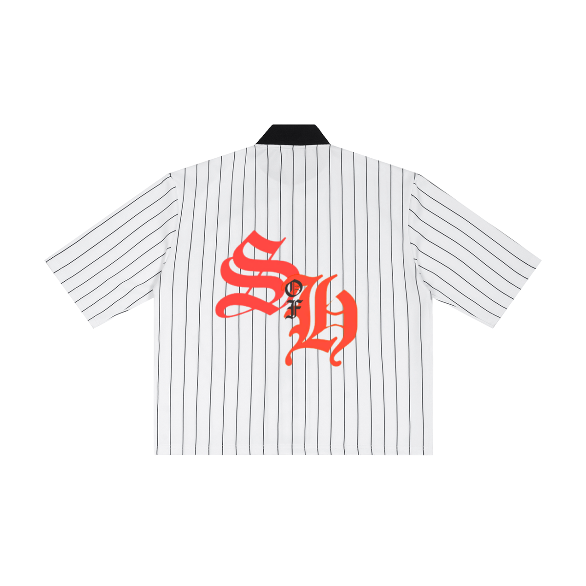 State of Being Striped Full-Zip Baseball Jersey