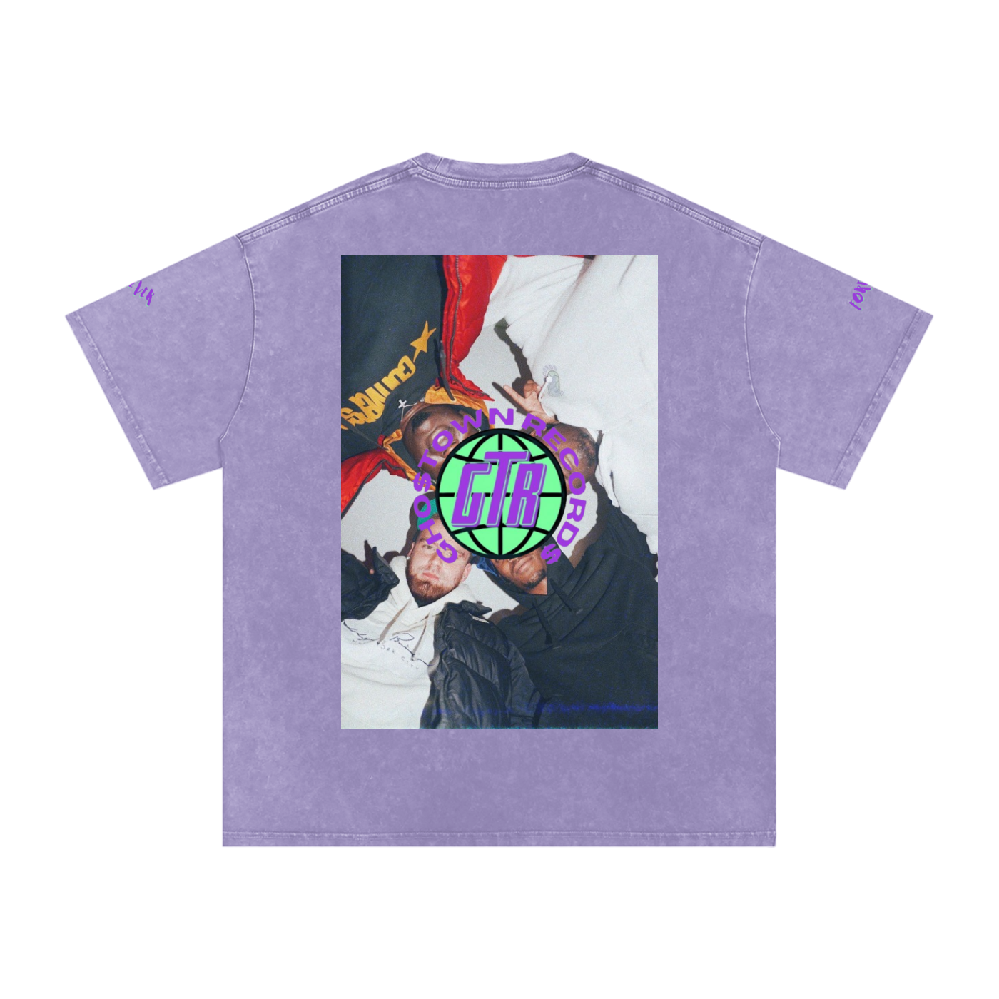 GTR Snow Washed Oversized Cotton T-Shirt