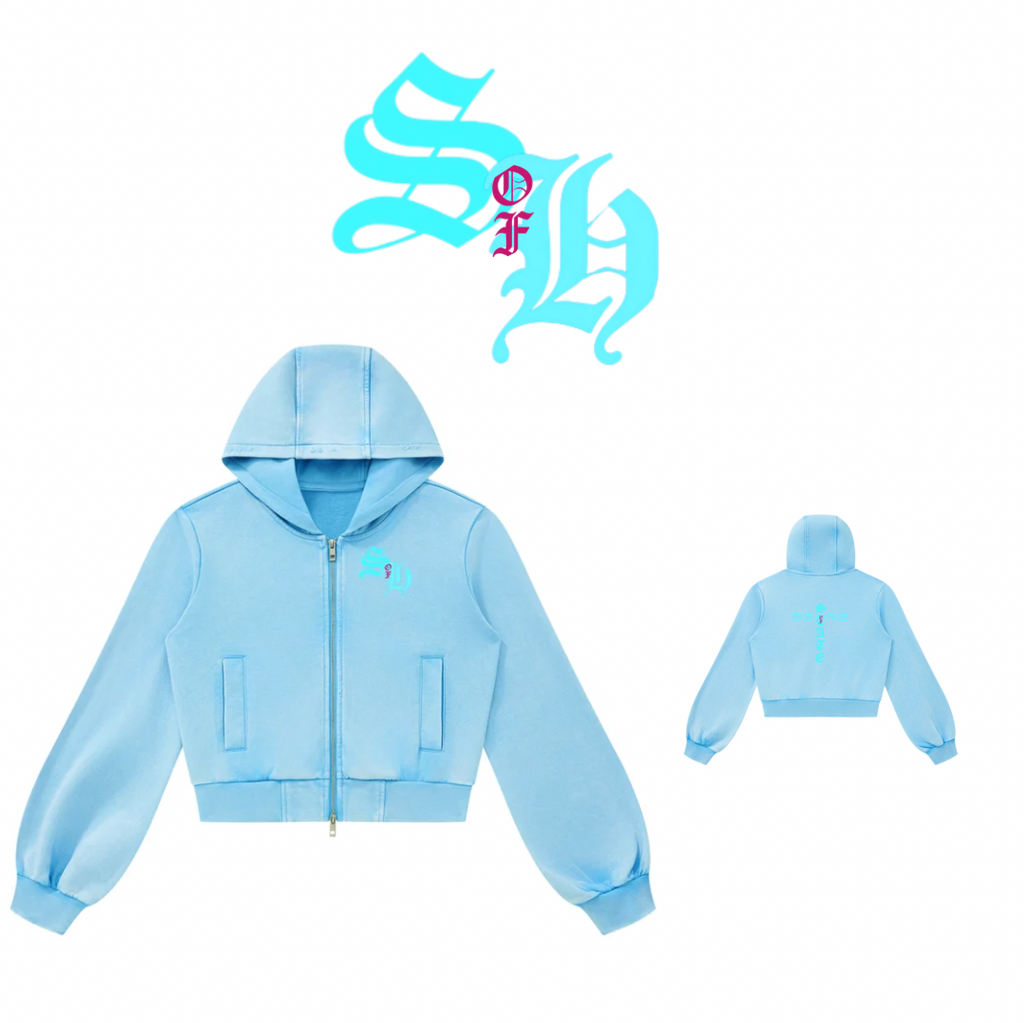State of Being Women’s Full Zip Hoodie (BABY BLUE)