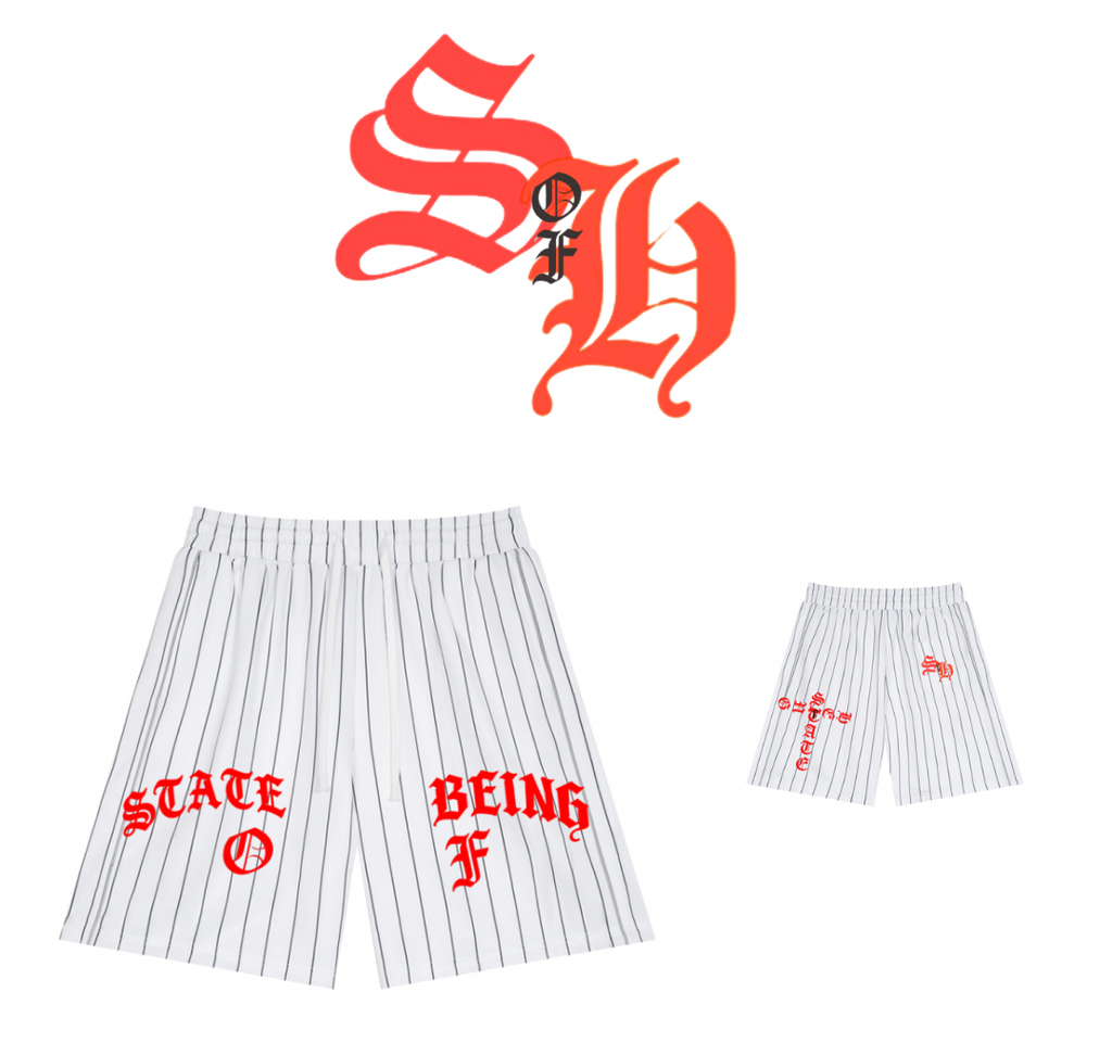 State of Being Striped Loose Fit Shorts
