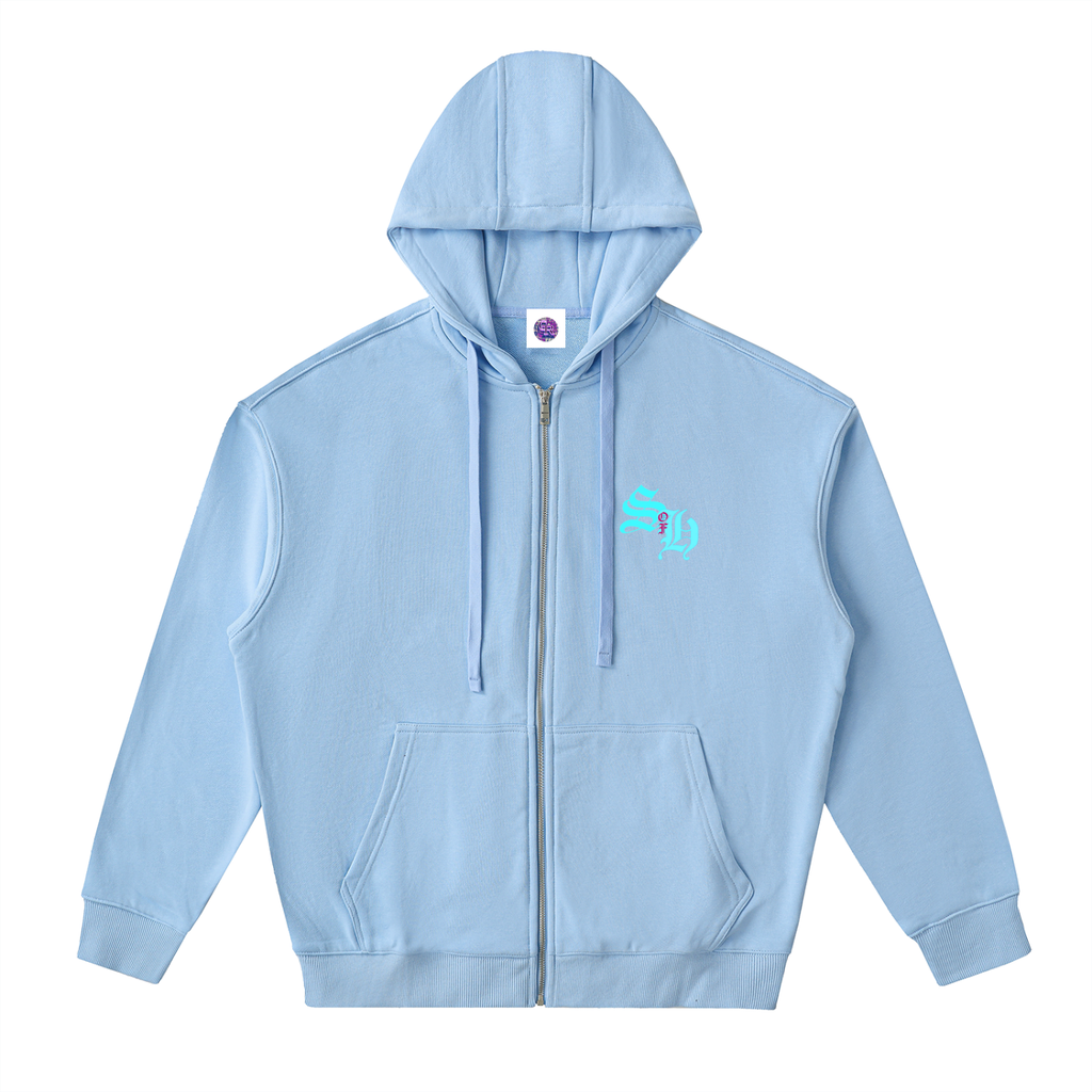 State of Being Zip Up Hoodie (BABY BLUE)