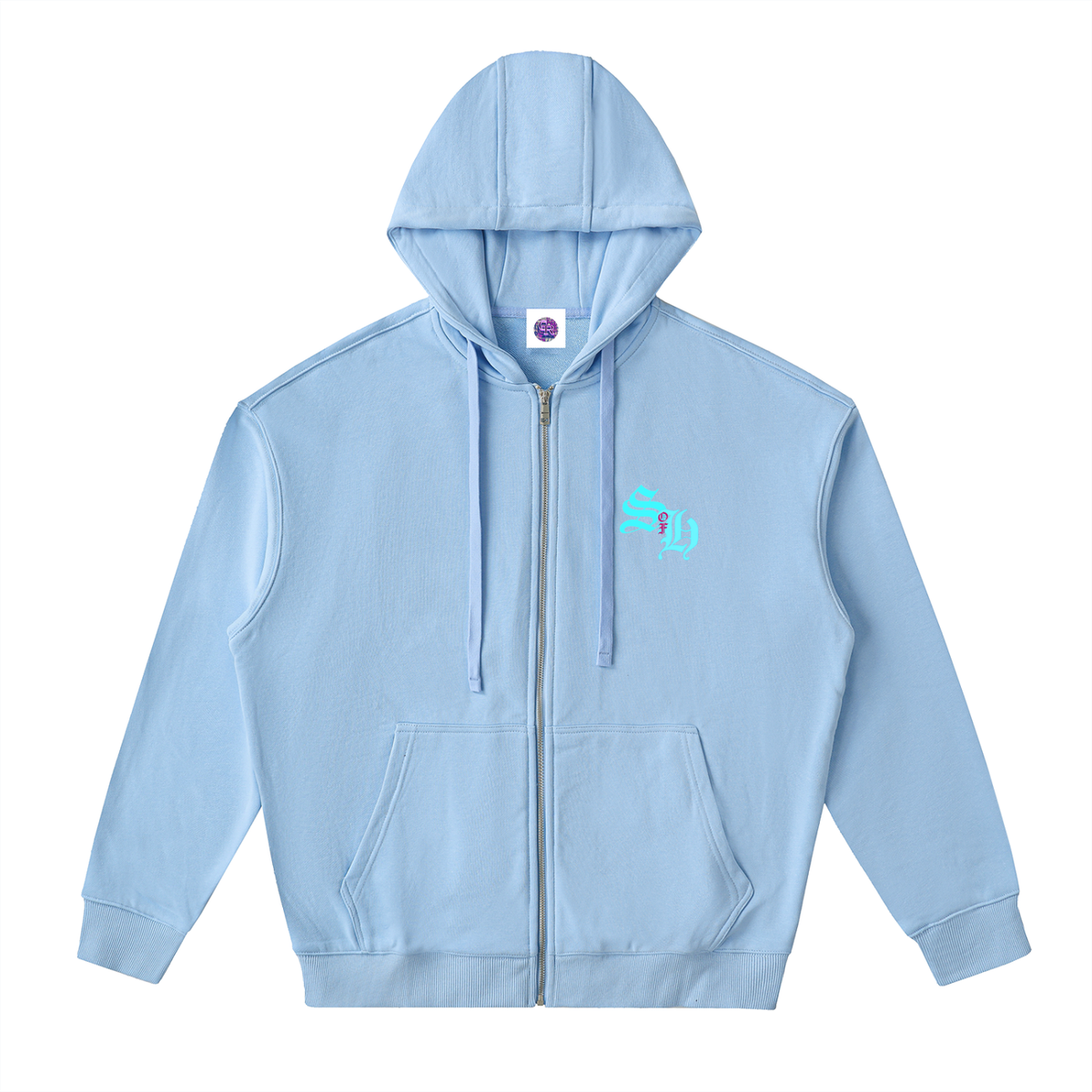 State of Being Zip Up Hoodie (BABY BLUE)
