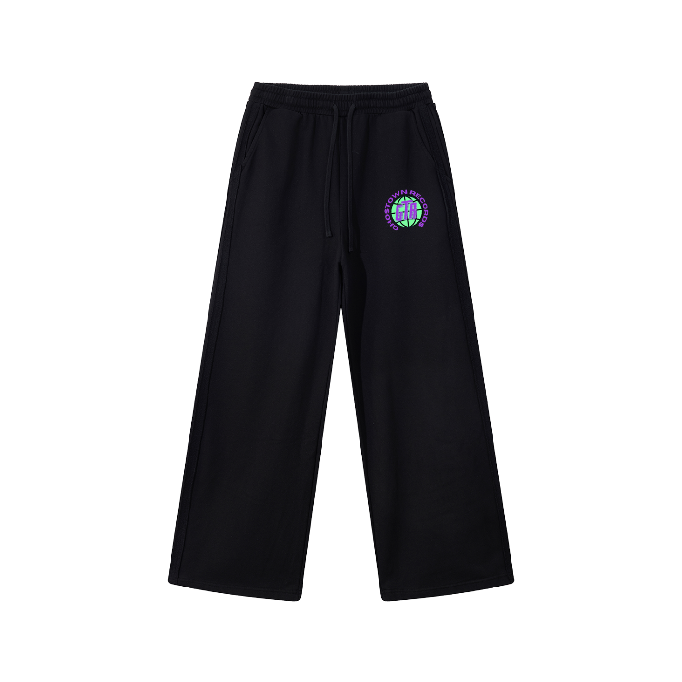 GTR Contrast Tape Straight-Leg Sweatpants