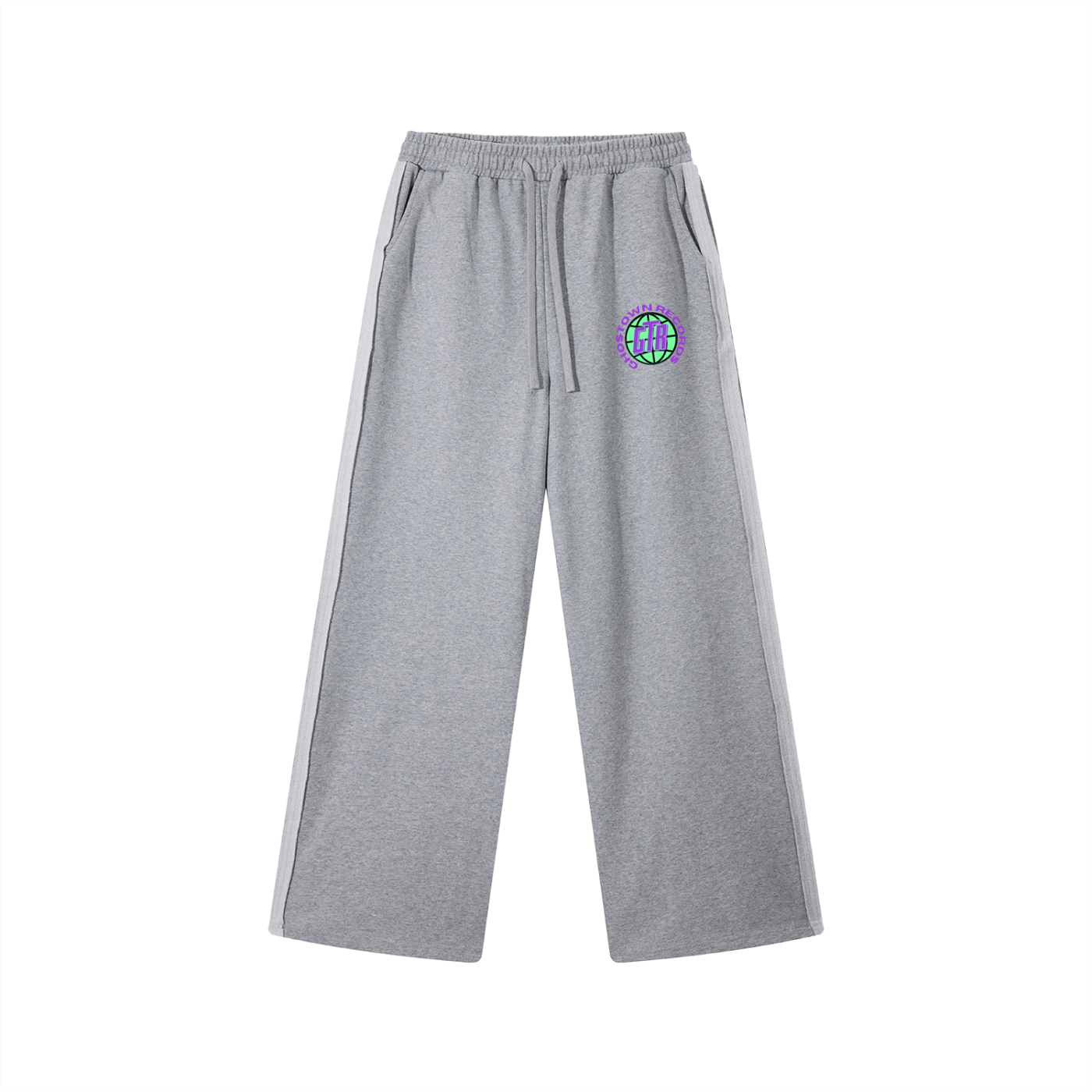 GTR Contrast Tape Straight-Leg Sweatpants