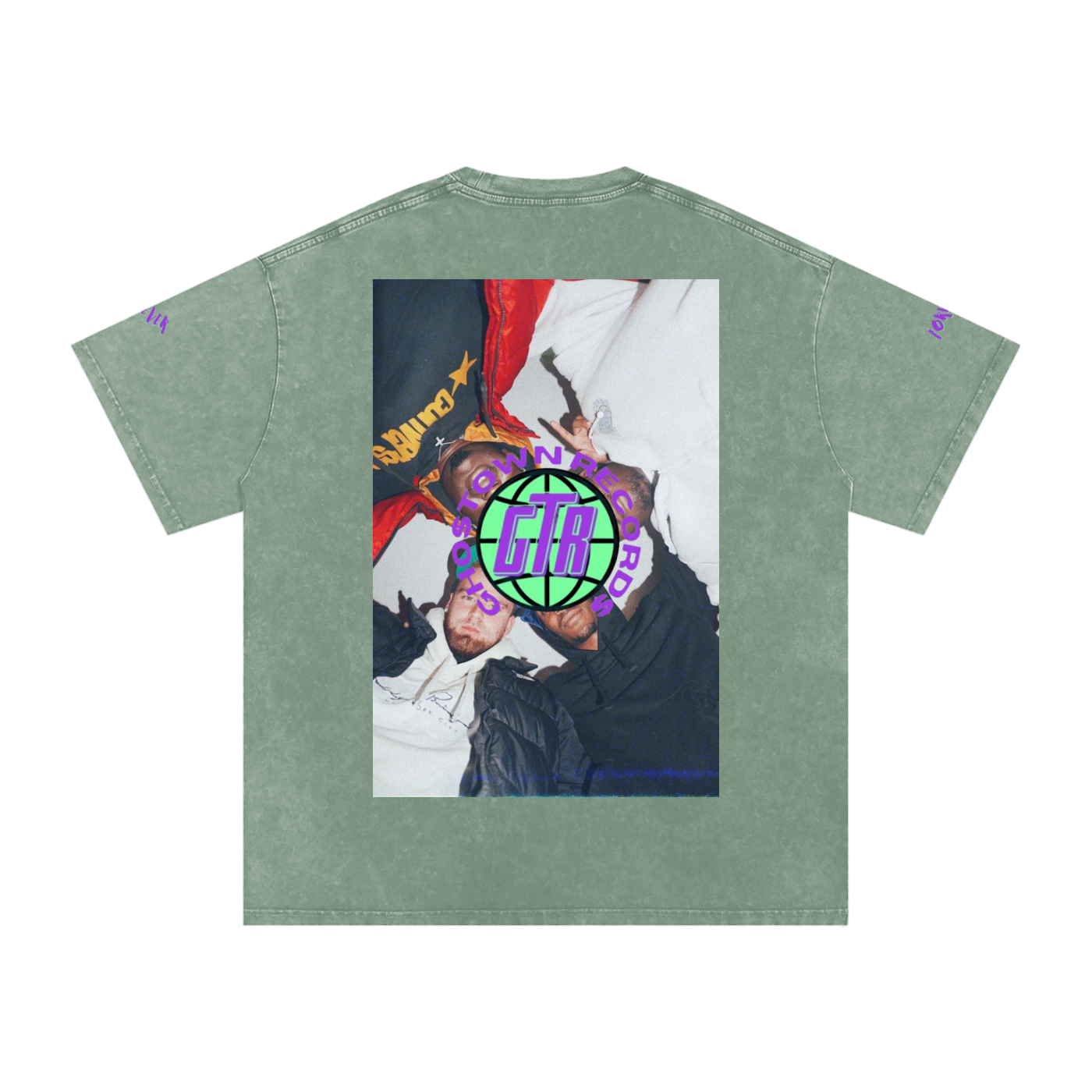 GTR Snow Washed Oversized Cotton T-Shirt